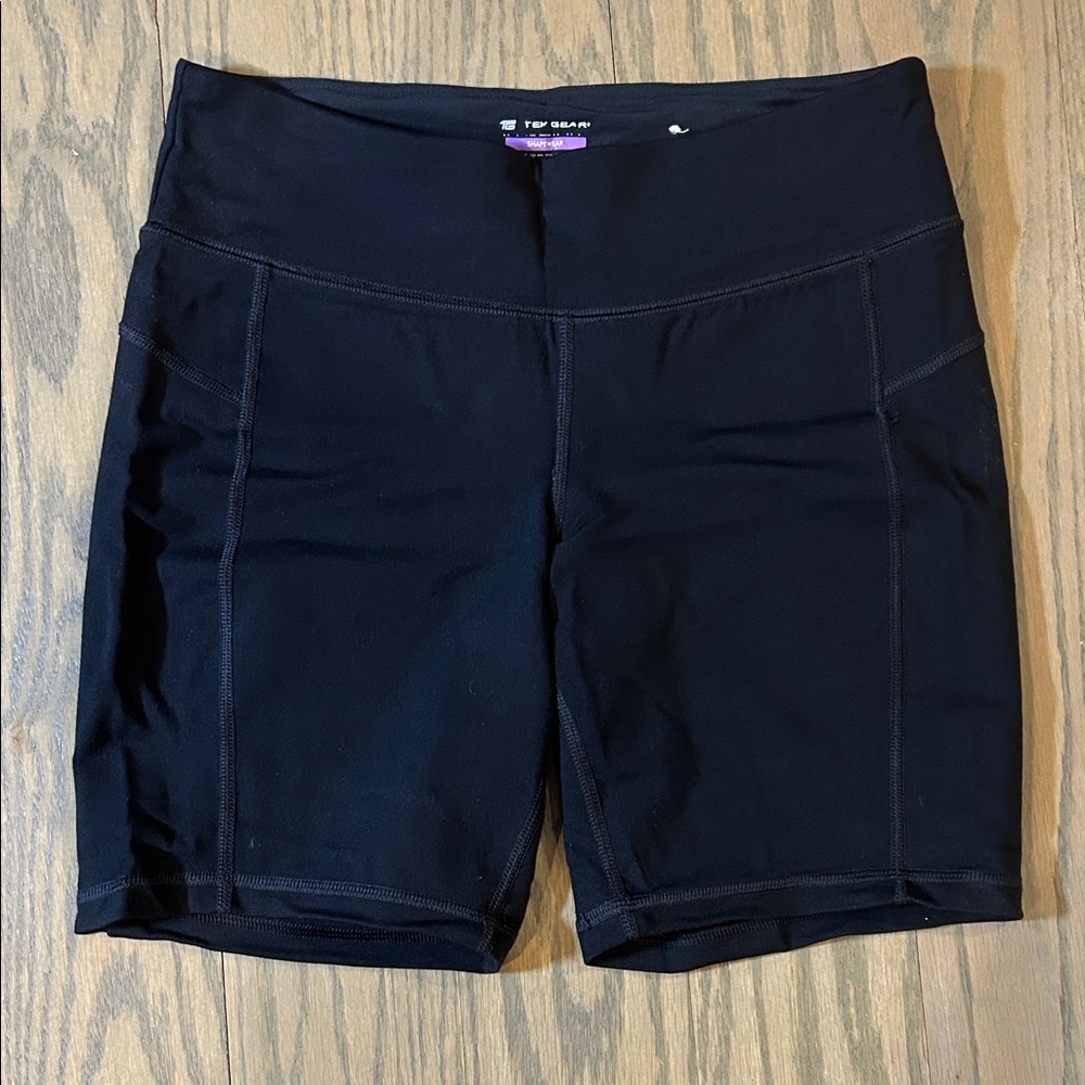 tek gear Black High-Waist Bike Shorts